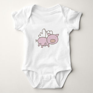 Body Para Bebê Voo leitão