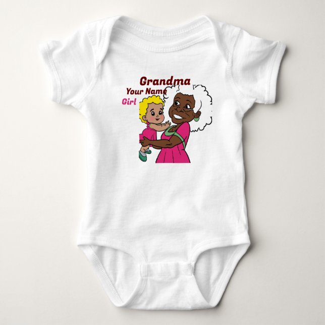Body Para Bebê Vovó 2 (Frente)