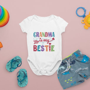 Body Para Bebê Vovó É Minha Bestida neta