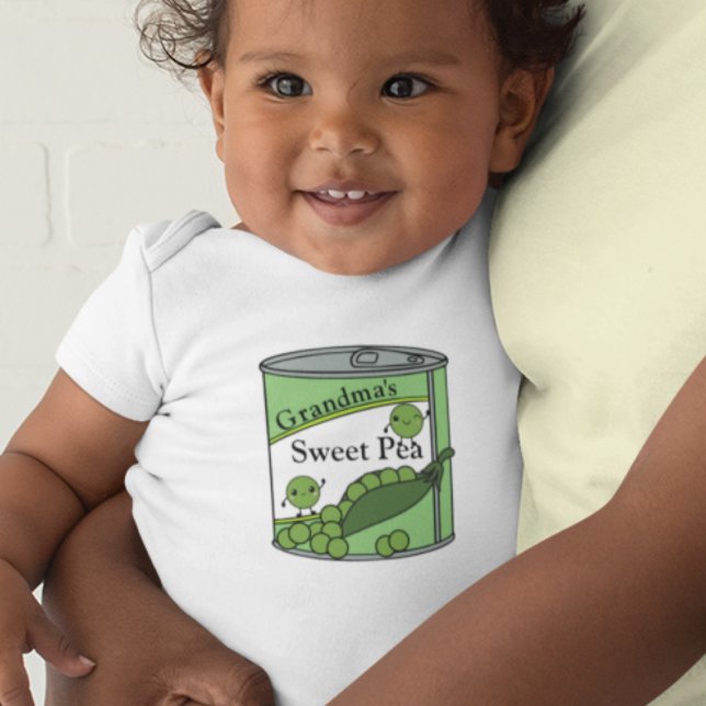 Body Para Bebê Vovó Ervilha Doce (Criador carregado)