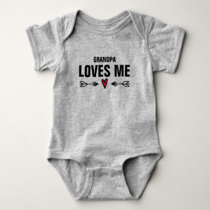 Body Para Bebê Vovô Me Ama
