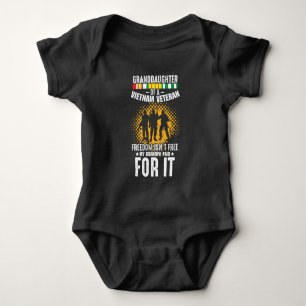 Body Para Bebê Vovô Vietnamita Avô Soldier neta