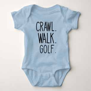 Body Para Bebê Walk Crawl Golfe - Bebê Golfe Fofo