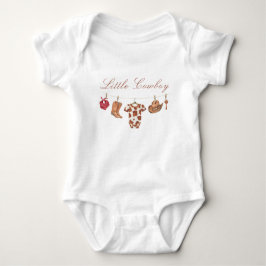 Body Para Bebê Watercolor Rodeo Western Cowboy Baby Shower