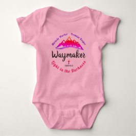 Body Para Bebê Waymaker Baby Girl One-Suit