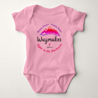 Body Para Bebê Waymaker Baby Girl One-Suit