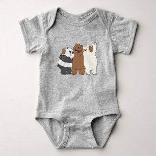 Body Para Bebê We Bare Bears Group Hug