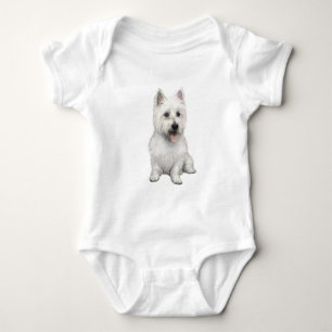 Body Para Bebê West Highland Terrier (P)