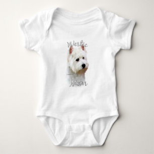 Body Para Bebê West Highland White Terrier Mãe 2