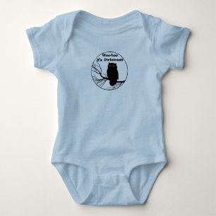 Body Para Bebê "Whoo-hoo, é Owloween"