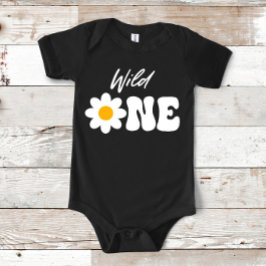 Body Para Bebê Wild ONE Daisy 1rua Primeiro Aniversário
