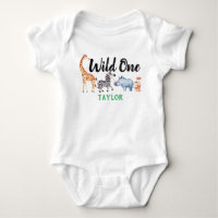 Wild One Safari Animal primeiro aniversario Person