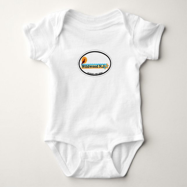 Body Para Bebê Wildwood. (Frente)