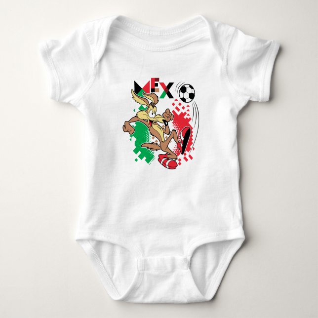 Body Para Bebê WILE E. COYOTE™ Team Mexico Soccer Graphic (Frente)