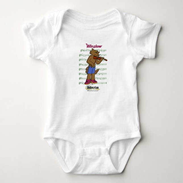 Body Para Bebê Winslow Baby One-Piece (Frente)