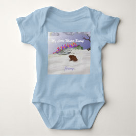 Body Para Bebê Winter Bunny