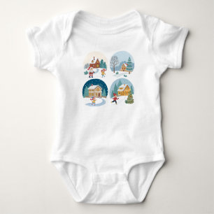 Body Para Bebê Winter Wonderland Baby Bodway