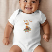 Woodland Autumn Baby Fox Personalizada