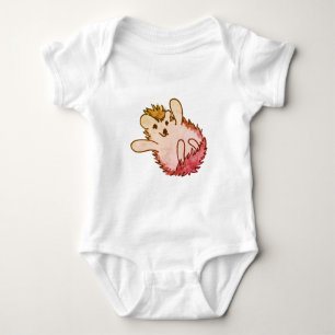 Body Para Bebê Woodland Red Orange Happy Cuz Hedgehog