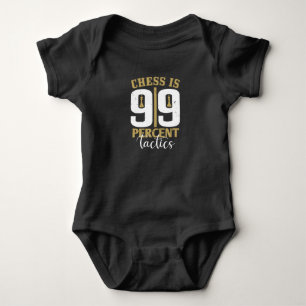 Body Para Bebê Xadrez - O Xadrez é 99% Tático