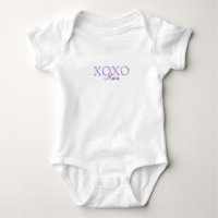 Xoxo dia dos namorados adicionar nome roxo pastel