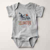 Yellowstone National Park Wolf Mounates Vintage