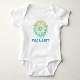 Body Para Bebê Yoga Baby body com mandala verde