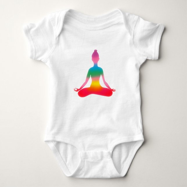 Body Para Bebê Yoga Baby Jersey (Frente)