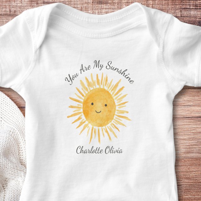 Body Para Bebê You Are My Sunshine (Criador carregado)