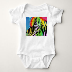 Body Para Bebê Zany Zebra