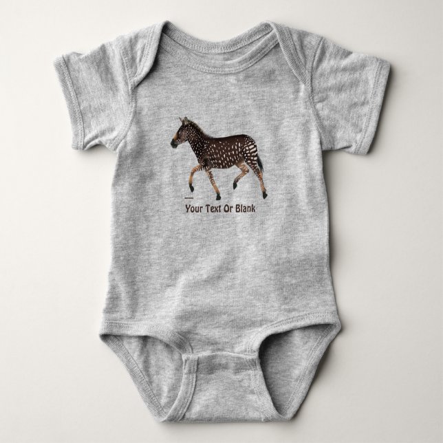 Body Para Bebê Zebra Bolinhas (Frente)