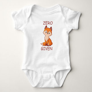 Body Para Bebê Zero Dado Fox