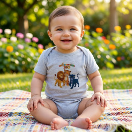 Body Para Bebê Zoo Não Convencional