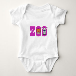 BODY PARA BEBÊ ZOOLÓGICO
