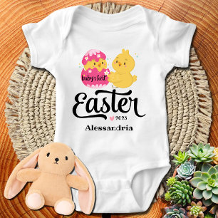 Body Personalizado de Bebê para o Primeiro Páscoa