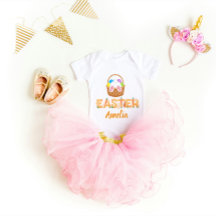 Body Personalizado de Bebê para Páscoa