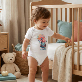 Body Personalizado de Pequeno Mago para Bebê no Ha