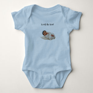 Body Personalizado para Bebê Foto Vale a Espera