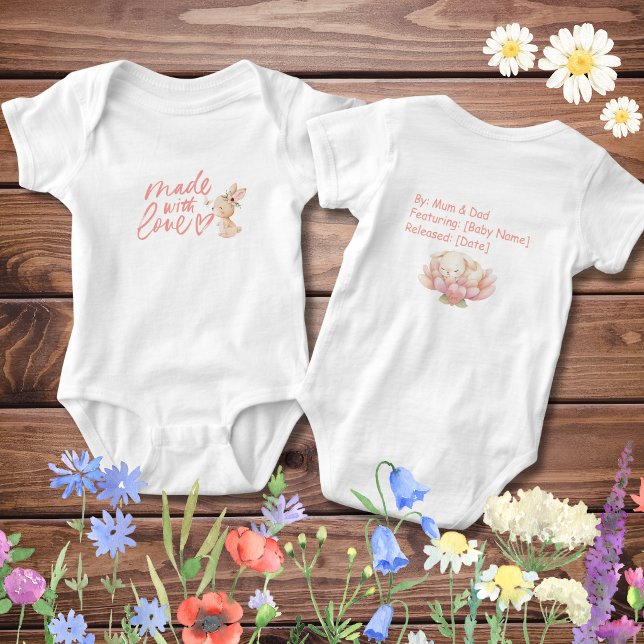 Body Personalizado para Bebê Menina Recém-Nascida  (Criador carregado)