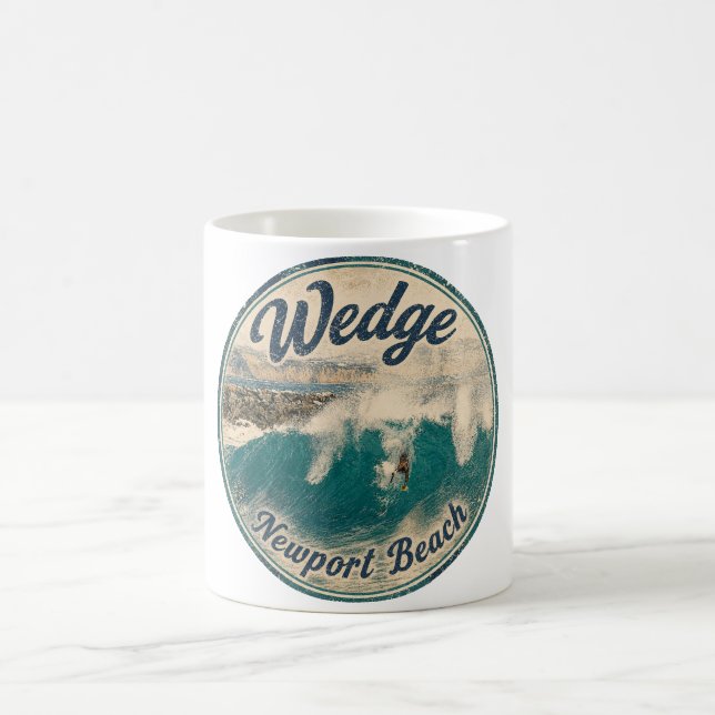 BodySurfing a Wedge - Caneca de Café  (Centro)