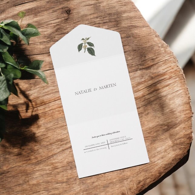 Boêmia Elegance Simple Café Casamento (Criador carregado)