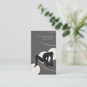 Boêmia Terra Tona Yoga Studio Cartão de visita