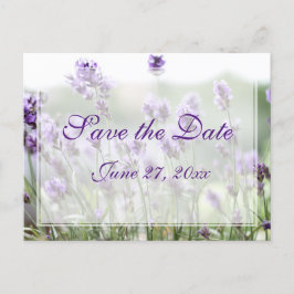 Boêmian de Lavanda Personalizado Salve os Cartões