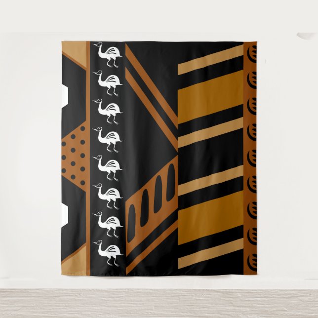 Bogolan Tapeçaria Africano (Frente)