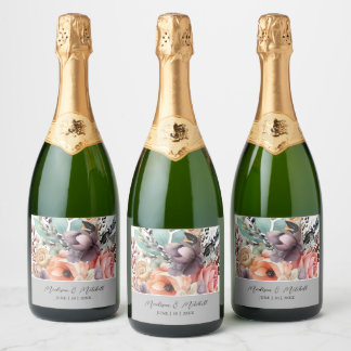 Bohemian Floral Buquê Watercolor