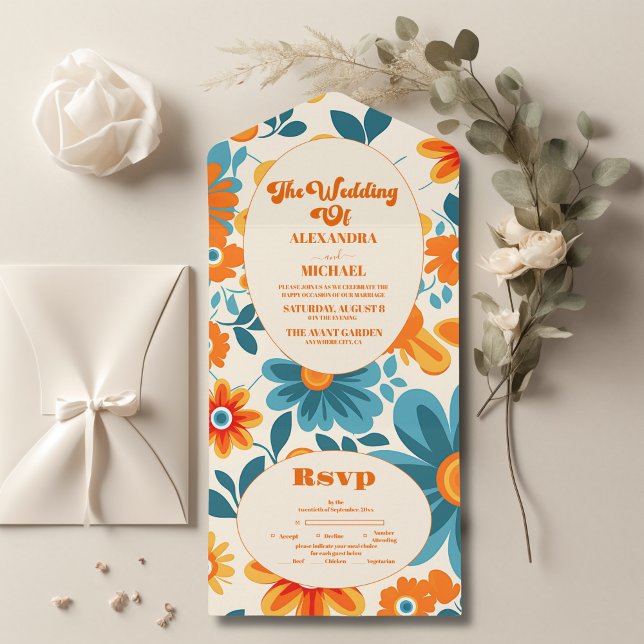 Bohemian Retro Casual Wedding (Criador carregado)