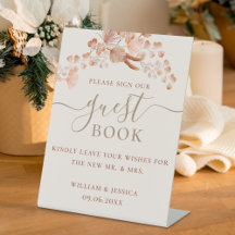 Bohemian Wedding Guest Book