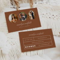 Boho 3 Photo Freelance Cartão de visita