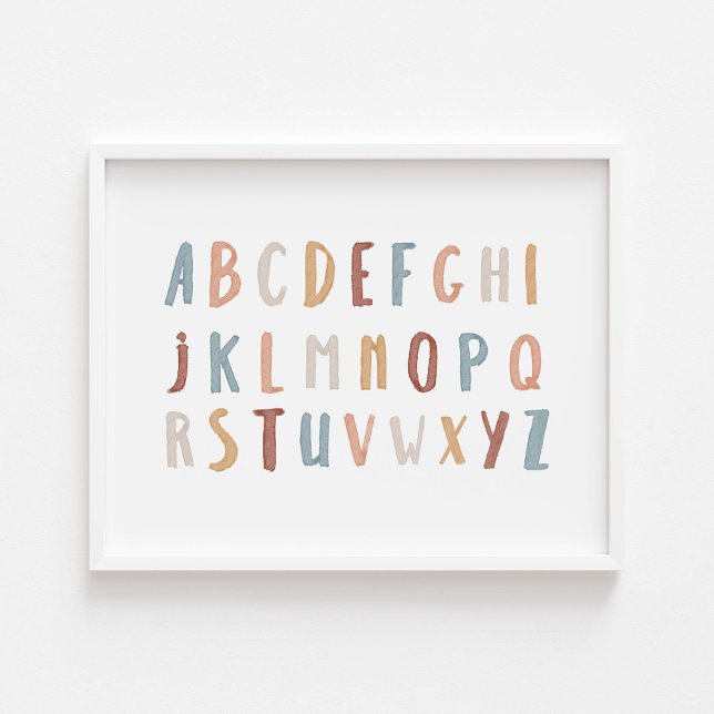 Boho Alphabet poster (Criador carregado)