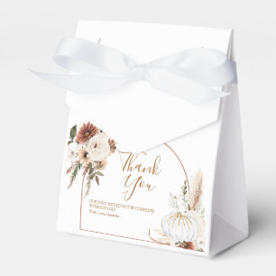 Boho Arch White Pumpkin Cai no Amor Caixa de Favor
